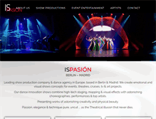 Tablet Screenshot of ispasion.com